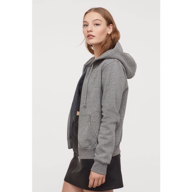 Gray Hooded Jacket